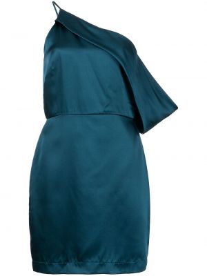 Minikleid mit drapierungen Michelle Mason blau