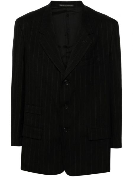 Stribet blazer Yohji Yamamoto sort