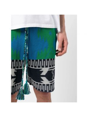 Pantalones cortos con estampado con estampado abstracto Alanui azul