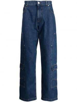 Straight leg jeans Trussardi blu
