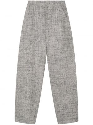Vlněné kalhoty Stella Mccartney šedé