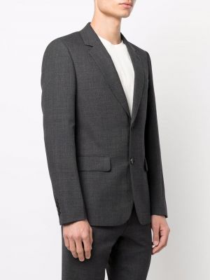 Vlněný oblek Sandro šedý