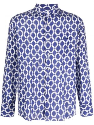 Camicia con stampa con motivo geometrico Peninsula Swimwear