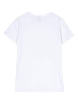 Kokvilnas t-krekls ar apdruku Boss balts