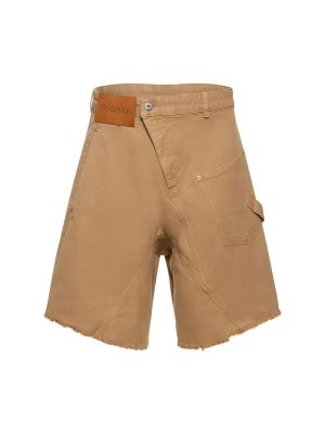Pantalones cortos de algodón Jw Anderson beige