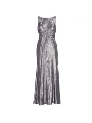 Sukienki długie Lauren Ralph Lauren  SLEEVELESS EVENING DRESS GUNMETAL