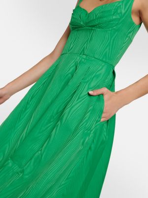 Плисирана миди рокля Rebecca Vallance зелено