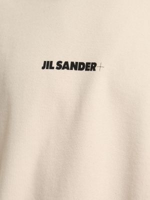 Bluza bawełniana z dżerseju Jil Sander