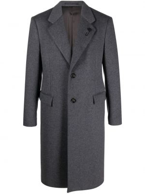 Plstěný vlnený kabát Lardini sivá