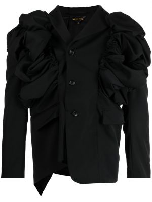 Blazer med drapering Comme Des Garçons svart