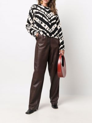 Pantalones de cintura alta bootcut Desa 1972 marrón