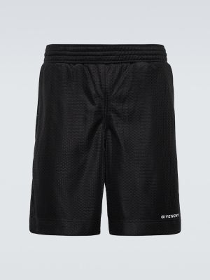 Bermuda kratke hlače z mrežo Givenchy črna