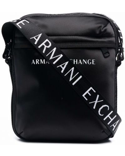 Мессенджер сумка с логотипом Armani Exchange