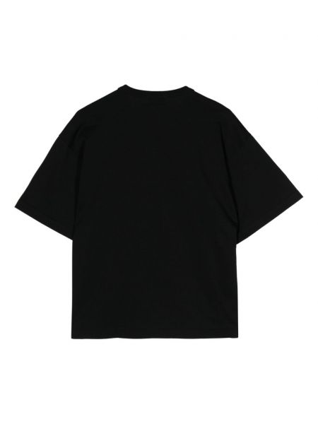 Kokvilnas t-krekls ar apdruku Kolor melns