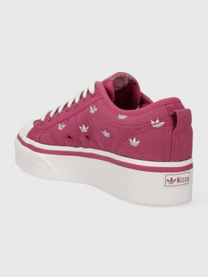 Platform talpú sneakers Adidas Originals rózsaszín