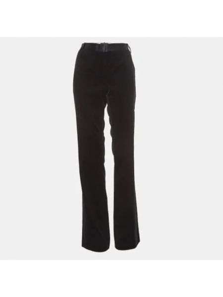 Pantalones de terciopelo‏‏‎ Dolce & Gabbana Pre-owned negro