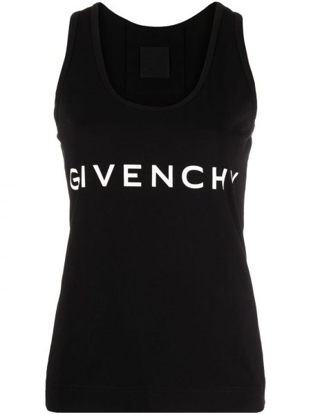 Canotta di cotone Givenchy nero