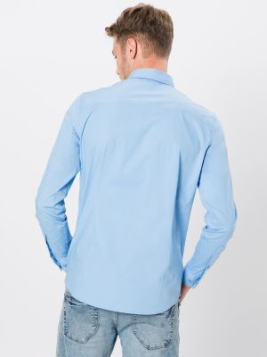 Camicia Solid blu