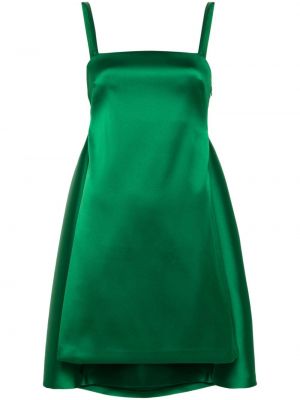 Drapiruotas mini suknele P.a.r.o.s.h. žalia