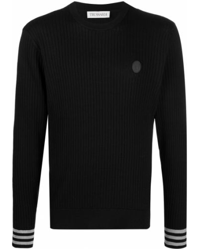 Jersey de tela jersey Trussardi negro