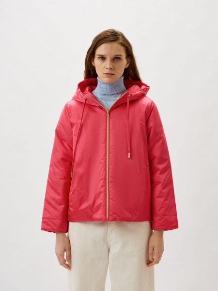 Утепленная демисезонная куртка Emme Marella розовая