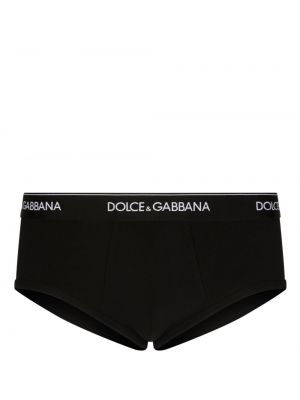Памучни боксерки Dolce & Gabbana черно
