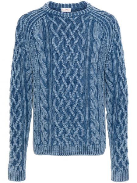 Пуловер Fursac синьо