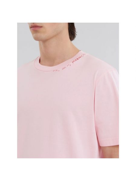 Camiseta de flores con estampado Marni rosa