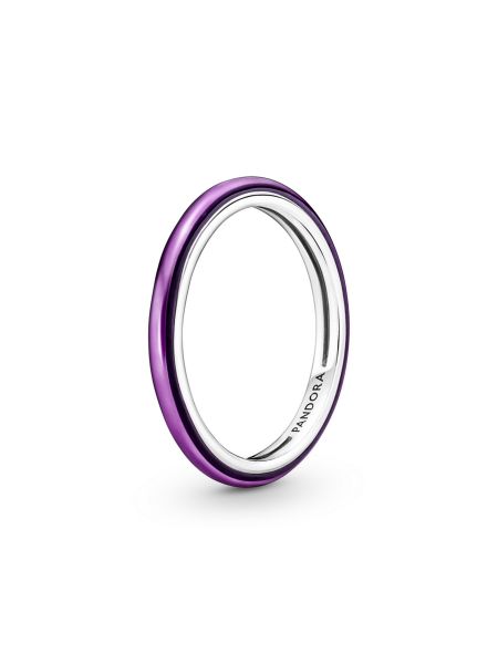 Кольцо Pandora фиолетовое