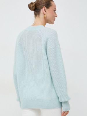 Gyapjú pulóver Ivy Oak kék