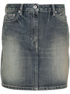 Haftowana spódnica jeansowa bawełniana Kenzo