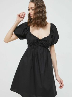 Mini šaty Hollister Co. černé