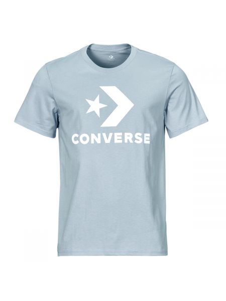 Koszulka z krótkim rękawem w gwiazdy Converse niebieska
