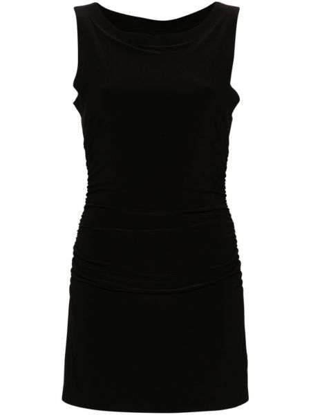 Αμάνικη ίσιο φόρεμα Norma Kamali μαύρο