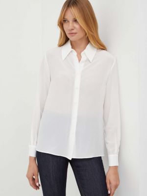 Svilena srajca Luisa Spagnoli bela