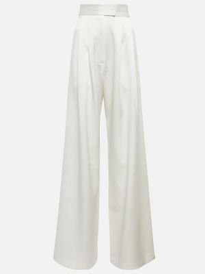 Сатенени панталон Alex Perry бяло