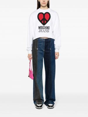 Jeans taille haute Moschino Jeans