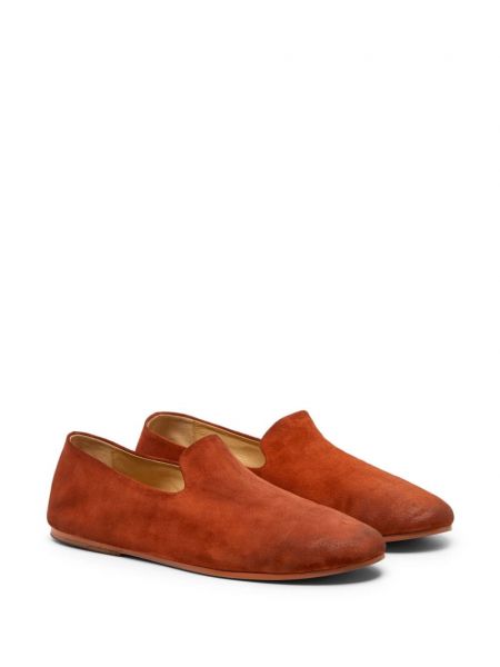 Slip-on seemisnahksed loafer-kingad Marsell oranž