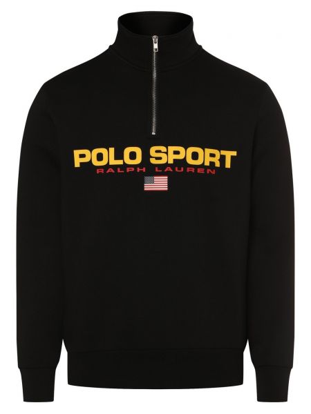 Bluza z nadrukiem Polo Sport czarna