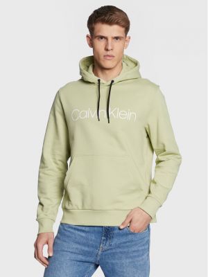 Felpa in pile Calvin Klein verde