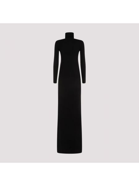 Vestido largo Saint Laurent negro