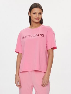 Relaxed fit marškinėliai Gaudi rožinė
