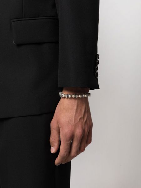 Bracelet avec perles Emanuele Bicocchi argenté