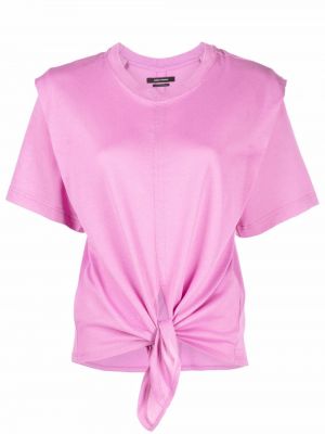 Camiseta con lazo Isabel Marant rosa