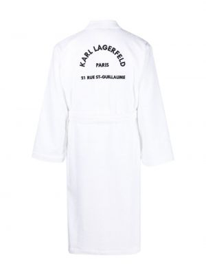 Puuvillased tikitud hommikumantel Karl Lagerfeld