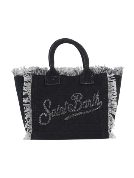 Shopper handtasche mit taschen Mc2 Saint Barth blau