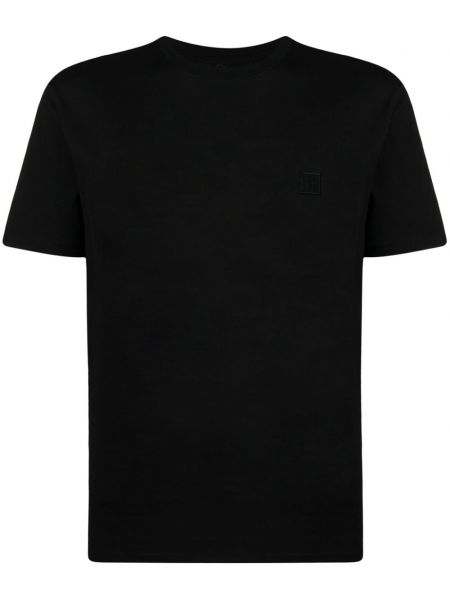 Βαμβακερή μπλούζα Wooyoungmi μαύρο