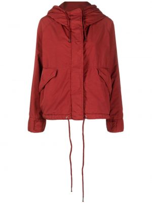 Pernata jakna s kapuljačom Aspesi crvena