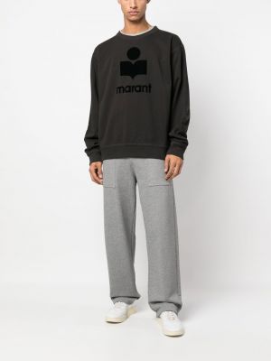 Sweatshirt mit rundhalsausschnitt Marant schwarz