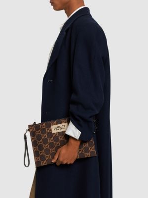 Nylonowa torba Gucci beżowa
